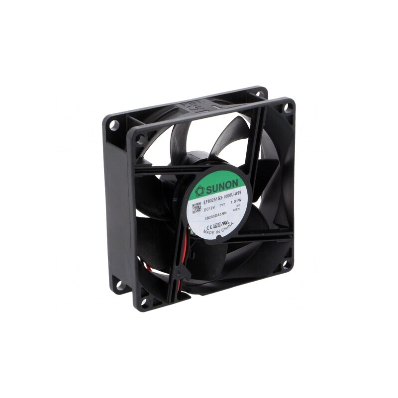 Ventilator axial DC 12V 80x80x25mm | Electronic-mag.ro | Componente Electronice