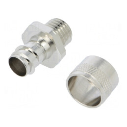 Conectori finali drepţi filet metric alamă IP54 | Electronic-mag.ro | Componente Electronice