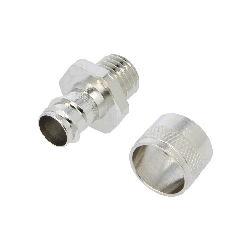 Conectori finali drepţi filet metric alamă IP54 | Electronic-mag.ro | Componente Electronice