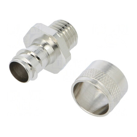 Conectori finali drepţi filet metric alamă IP54 | Electronic-mag.ro | Componente Electronice