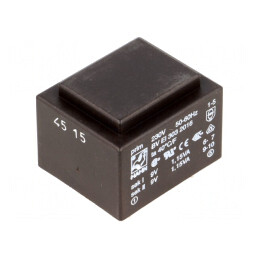 Transformator încapsulat 2,3VA 230V 9V PCB | Electronic-mag.ro | Componente Electronice