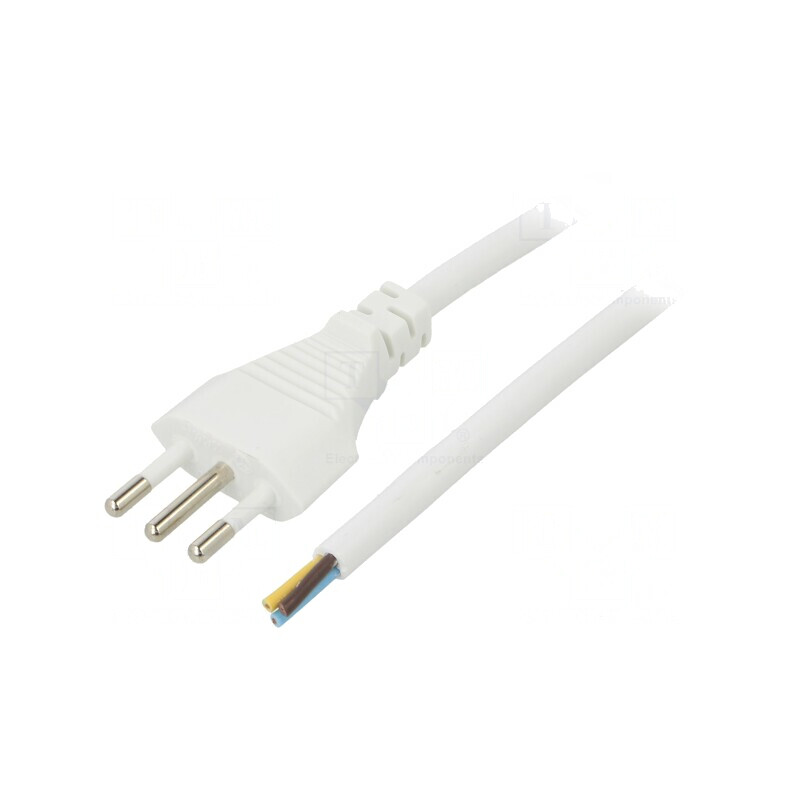 Cablu PVC Alb 3m 3x0,75mm2 10A | Electronic-mag.ro | Componente Electronice Cablu PVC Alb 3m 3x0,75mm2 10A | Electronic-mag.ro | Componente Electronice