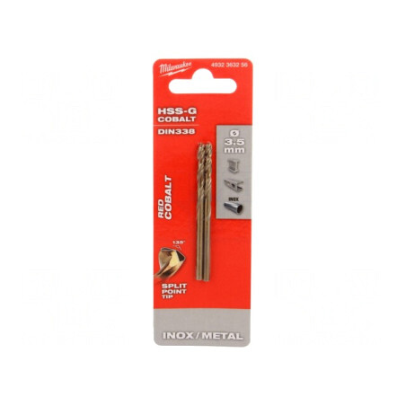 Burghiu Metal 3.5mm HSS-Co 2buc | Electronic-mag.ro | Componente Electronice