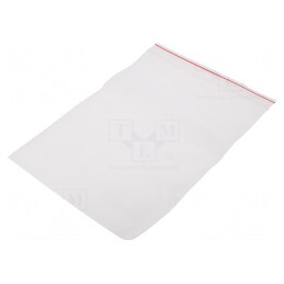Pungă cu fermoar 230x170mm 45um polietilenă | Electronic-mag.ro | Componente Electronice