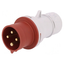 Conector alimentare AC trifazat 16A 400V IP44 | Electronic-mag.ro | Componente Electronice