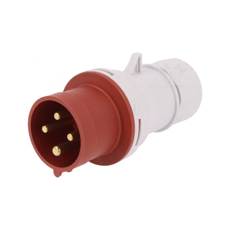Conector alimentare AC trifazat 16A 400V IP44 | Electronic-mag.ro | Componente Electronice