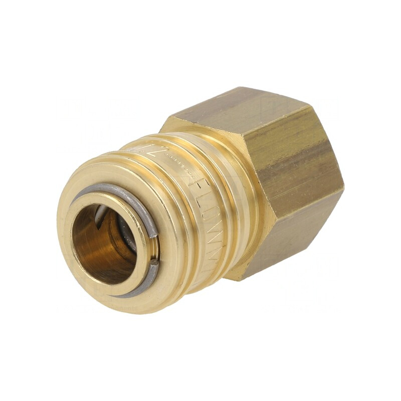 Conector rapid alamă 35bar cu etanșare NBR | Electronic-mag.ro | Componente Electronice