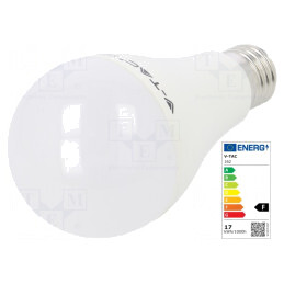 Lampă LED E27 17W Alb Cald 3000K | Electronic-mag.ro | Componente Electronice