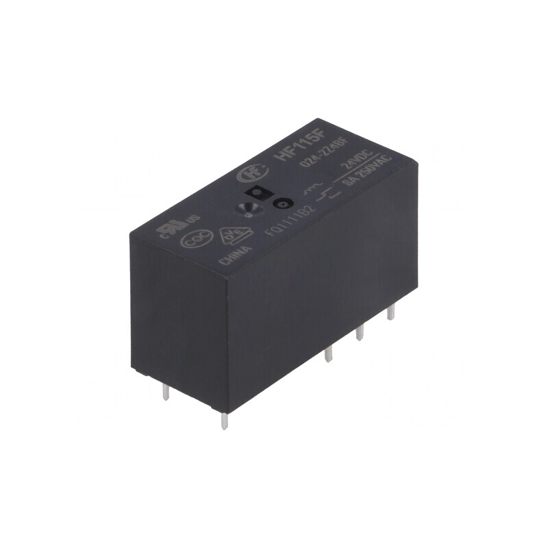 Releu Electromagnetic DPDT 24VDC 8A PCB | Electronic-mag.ro | Componente Electronice