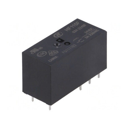 Releu Electromagnetic DPDT 24VDC 8A PCB | Electronic-mag.ro | Componente Electronice