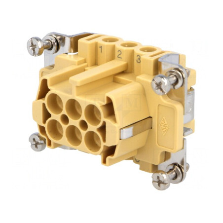 Conector HDC Mamă 6P 16A 500V | Electronic-mag.ro | Componente Electronice