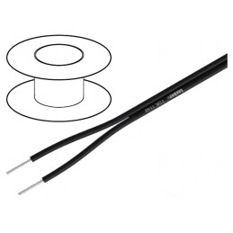 Cablu Căști Neecranat Negru 1.4x2.8mm | Electronic-mag.ro | Componente Electronice