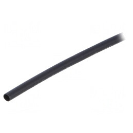 Manson Termocontractabil 3mm 1m Negru | Electronic-mag.ro | Componente Electronice