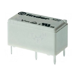 Releu electromagnetic 48VDC 6A 250VAC PCB | Electronic-mag.ro | Componente Electronice