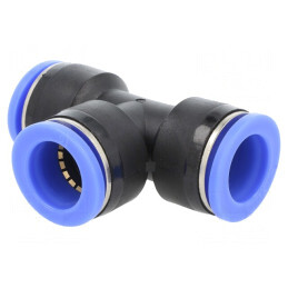 Racord Push-In T PBT Blueline 0,95-15bar | Electronic-mag.ro | Componente Electronice