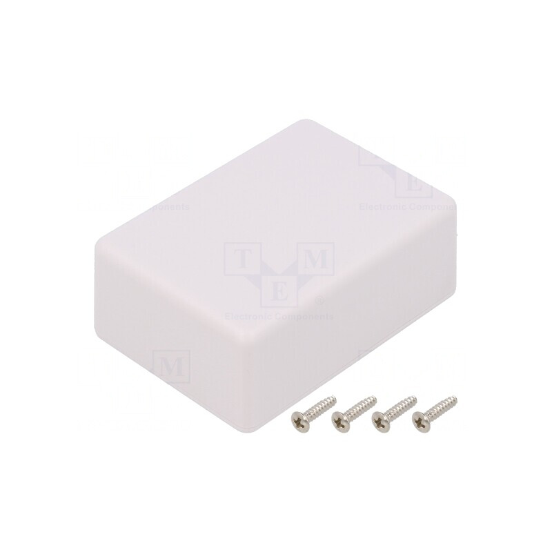 Carcasă universală ABS albă IP40 50x70x27,5mm | Electronic-mag.ro | Componente Electronice