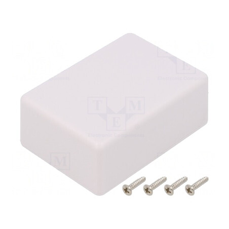 Carcasă universală ABS albă IP40 50x70x27,5mm | Electronic-mag.ro | Componente Electronice