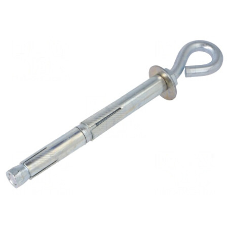 Cârlig inelar cu diblu din oțel zincat 1220mm | Electronic-mag.ro | Componente Electronice