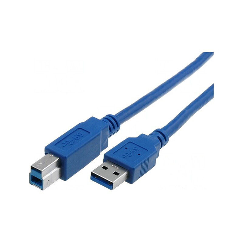 Cablu USB 3.0 A-B 1.8m Albastru | Electronic-mag.ro | Componente Electronice