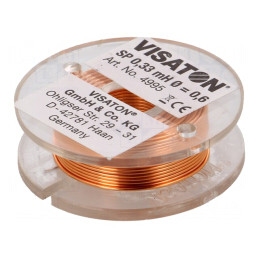 Bobină Inductor 0,33mH 0,68Ω 37x12mm 0,6mm | Electronic-mag.ro | Componente Electronice
