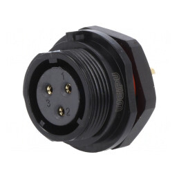 Soclu Mamă SP17 3 PIN IP68 500V 10A | Electronic-mag.ro | Componente Electronice