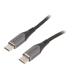 Cablu USB C 2.0 Negru 1m 480Mbps | Electronic-mag.ro | Componente Electronice