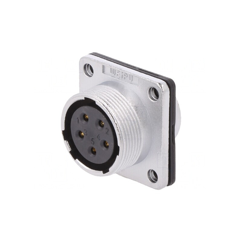 Soclu WS Mamă 5 PIN Flanșă Panou | Electronic-mag.ro | Componente Electronice Soclu WS Mamă 5 PIN Flanșă Panou | Electronic-mag.ro | Componente Electronice