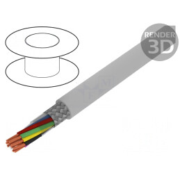 Cablu Ecranat Li2YCY-TP 5x2x0,25mm2 Cupru Cositorit | Electronic-mag.ro | Componente Electronice