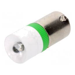 Lampă LED verde 230VAC BA9S | Electronic-mag.ro | Componente Electronice