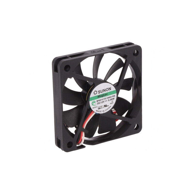 Ventilator axial 12V 60mm 20,62m3/h | Electronic-mag.ro | Componente Electronice