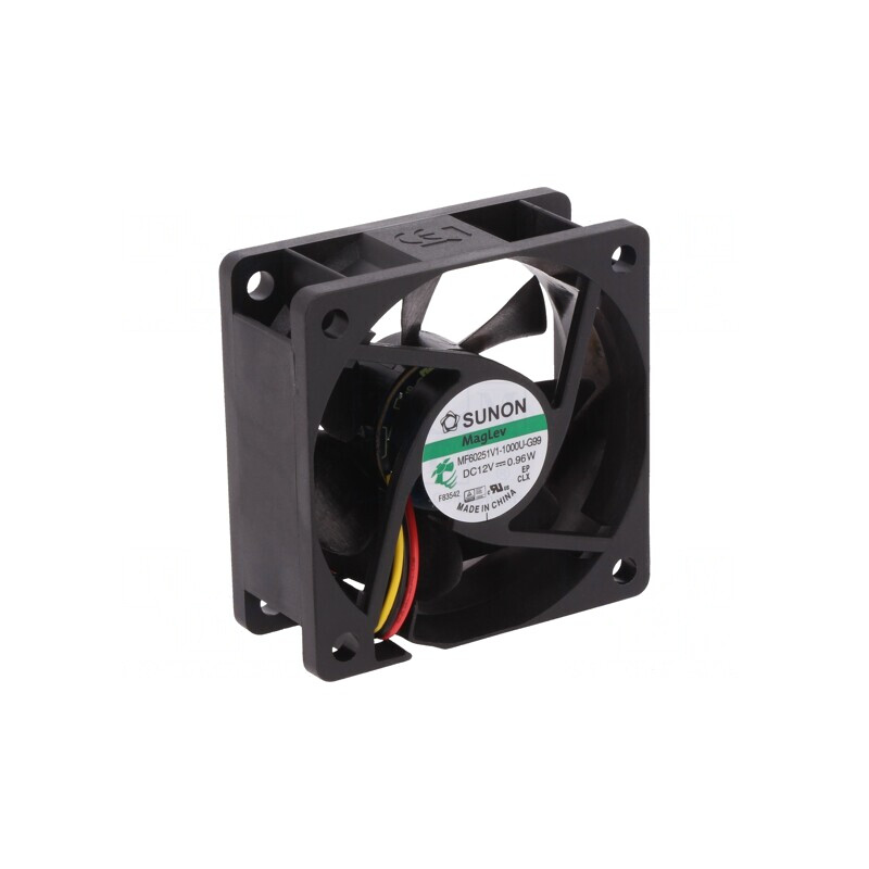 Ventilator DC Axial 12V 60x60x25mm | Electronic-mag.ro | Componente Electronice