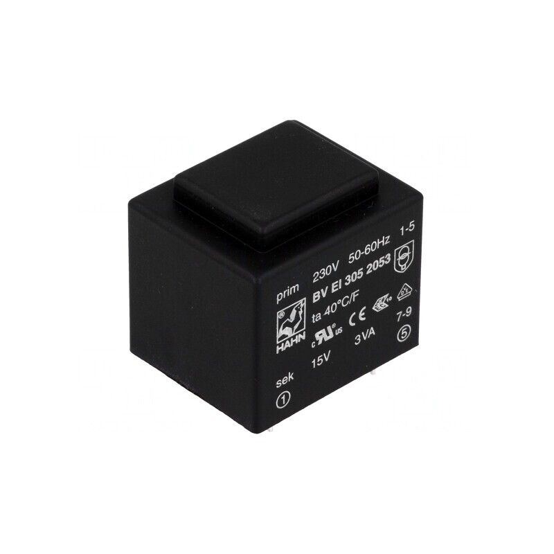 Transformator Încapsulat 15V 200mA PCB 3VA 230VAC | Electronic-mag.ro | Componente Electronice Transformator Încapsulat 15V 200mA PCB 3VA 230VAC | Electronic-mag.ro | Componente Electronice