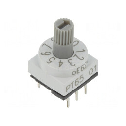 Întrerupător codificare DEC/BCD 10 poziții THT 80mΩ | Electronic-mag.ro | Componente Electronice