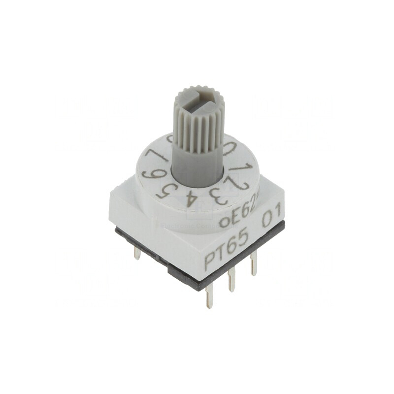 Întrerupător codificare DEC/BCD 10 poziții THT 80mΩ | Electronic-mag.ro | Componente Electronice