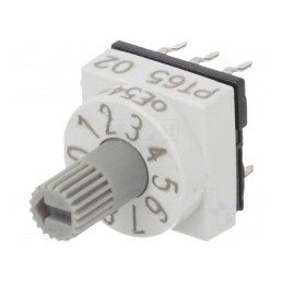 Întrerupător codificare DEC/BCD 10 poziții THT 80mΩ | Electronic-mag.ro | Componente Electronice