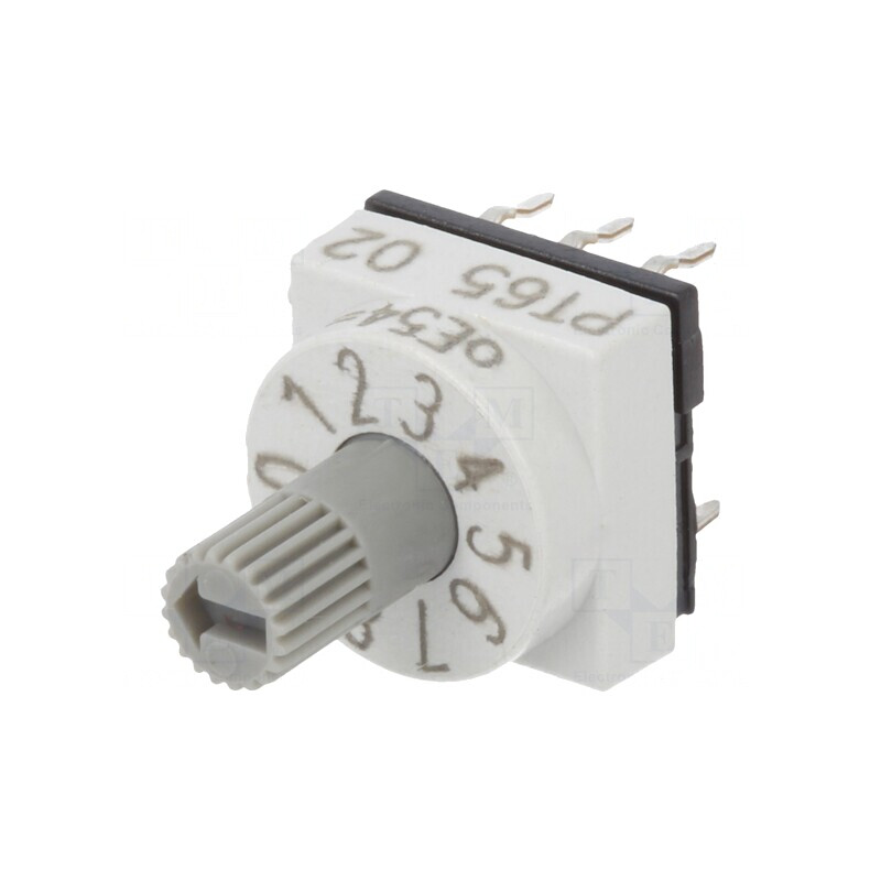 Întrerupător codificare DEC/BCD 10 poziții THT 80mΩ | Electronic-mag.ro | Componente Electronice
