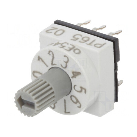 Întrerupător codificare DEC/BCD 10 poziții THT 80mΩ | Electronic-mag.ro | Componente Electronice
