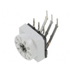 Întrerupător codificare DEC/BCD 10 poziții THT | Electronic-mag.ro | Componente Electronice