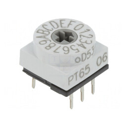 Întrerupător Codificare HEX/BCD 16 Poz THT 80mΩ | Electronic-mag.ro | Componente Electronice