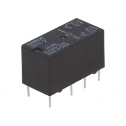 Releu electromagnetic DPDT 48V 2A | Electronic-mag.ro | Componente Electronice