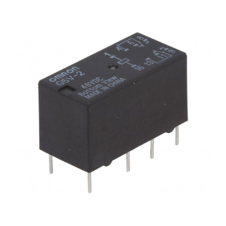 Releu electromagnetic DPDT 48V 2A | Electronic-mag.ro | Componente Electronice