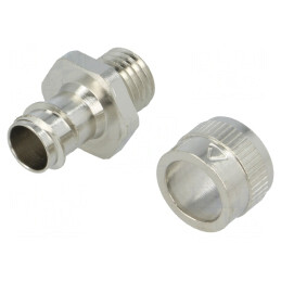 Conectori finali drepţi IP40 alamă metrică interior | Electronic-mag.ro | Componente Electronice