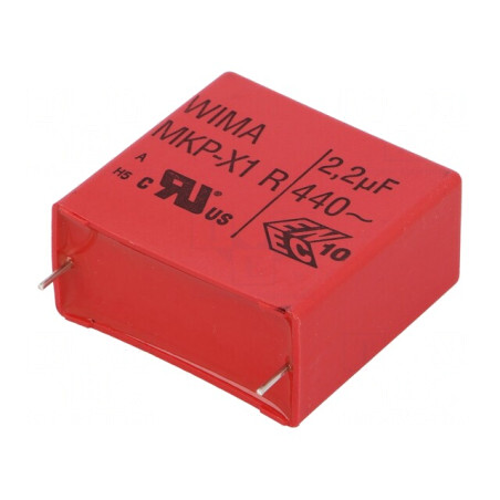 Condensator cu Polipropilenă 2,2uF THT ±10% | Electronic-mag.ro | Componente Electronice