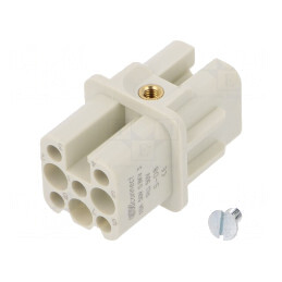 Conector HDC cu 8 Pinuri, Contact Mamă, -40÷125°C