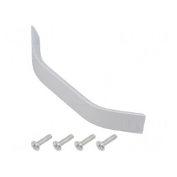Manetă Aluminiu Naturală 28mm x 214mm x 18mm | Electronic-mag.ro | Componente Electronice