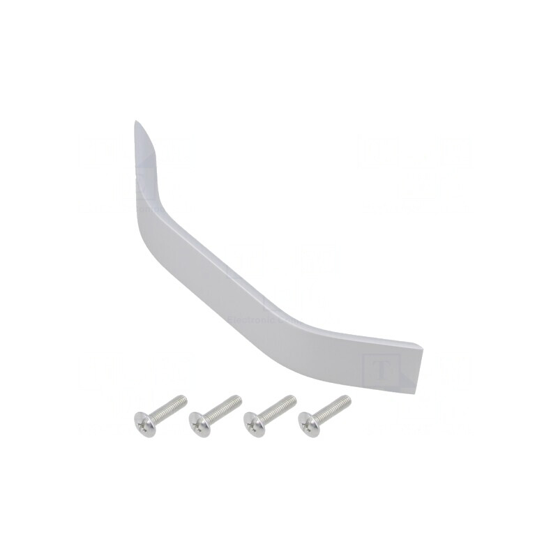 Manetă Aluminiu Naturală 28mm x 214mm x 18mm | Electronic-mag.ro | Componente Electronice