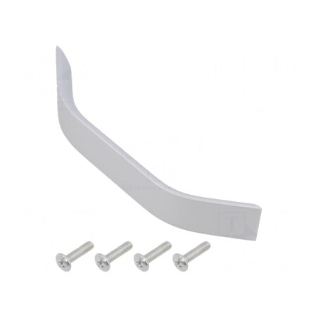 Manetă Aluminiu Naturală 28mm x 214mm x 18mm | Electronic-mag.ro | Componente Electronice
