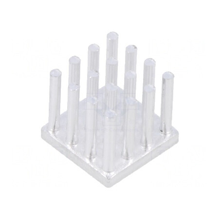 Radiator extrudat cu aripioare 14mm x 14mm | Electronic-mag.ro | Componente Electronice