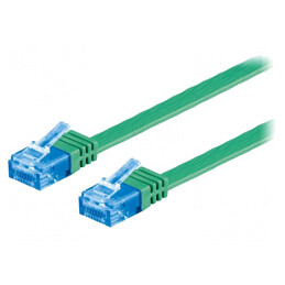 Patch cord U/UTP Cat6a PVC Verde 5m | Electronic-mag.ro | Componente Electronice