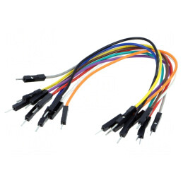 Cablu de Conectare Tată-Tată 150mm 10buc | Electronic-mag.ro | Componente Electronice